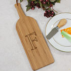 Monogrammed Wine Bottle Cutting Board L608628